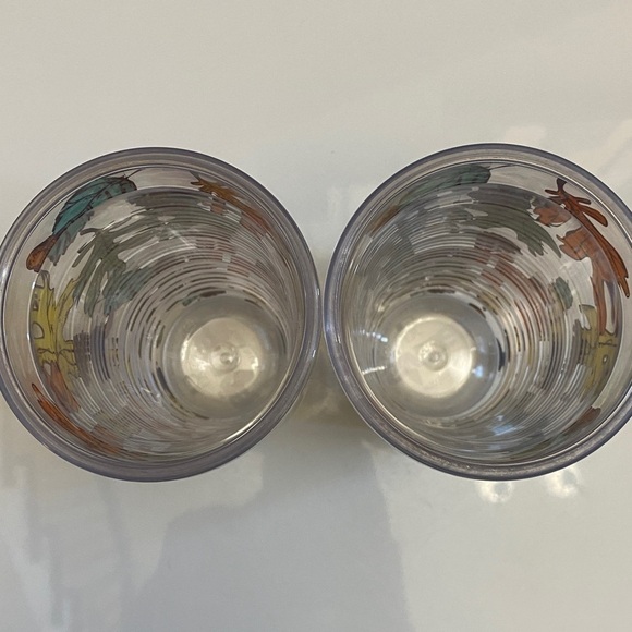 EUC 2 Tervis Fiesta Butterscotch Fall Leaves 16 oz cup - Picture 5 of 8